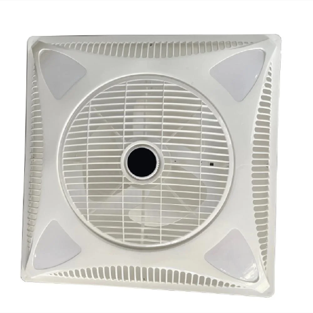 Couleur personnalisée et de la marque de type big plafond ventilateur d'échappement avec la lumière et de haut débit de l'air