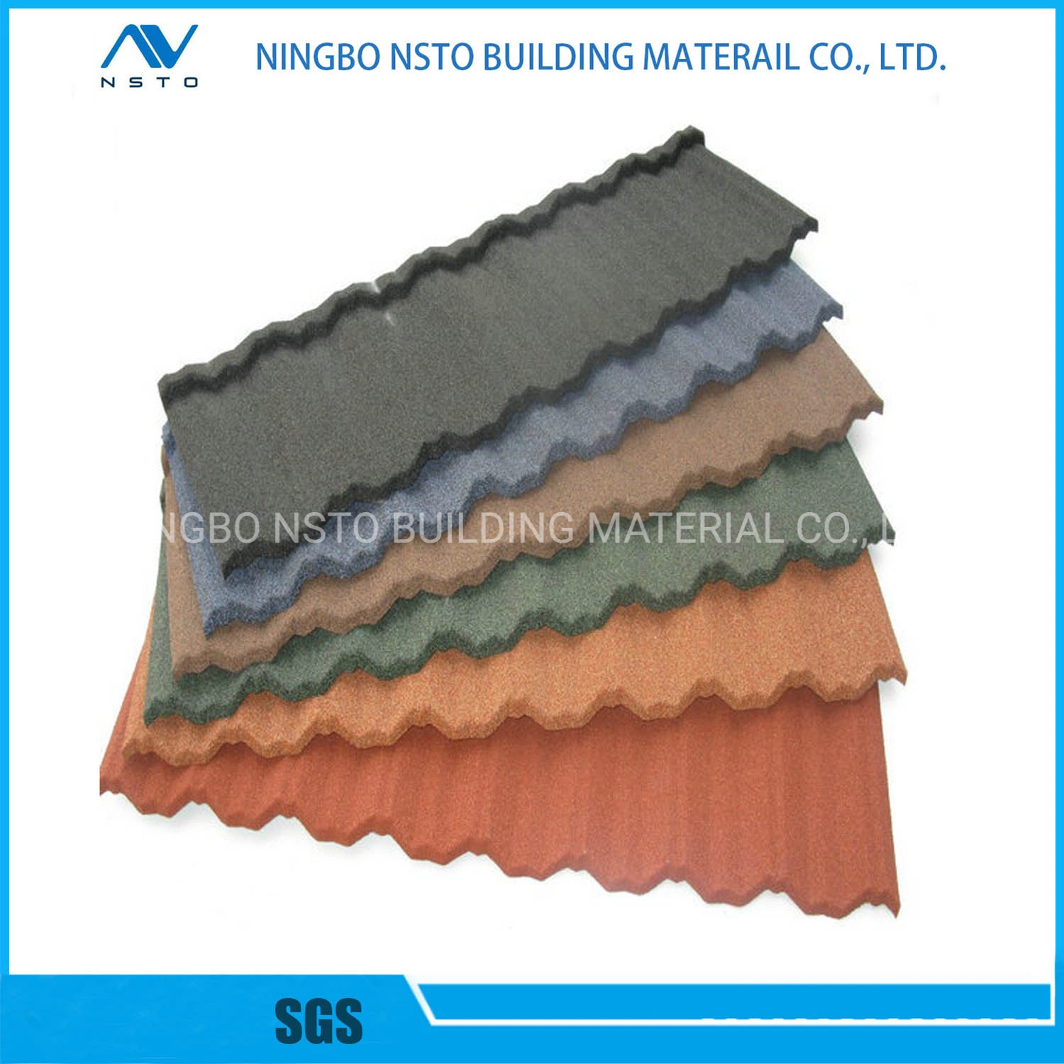 Roman Roofing Tile Stone Coated Aluminium Metal Roof Tile