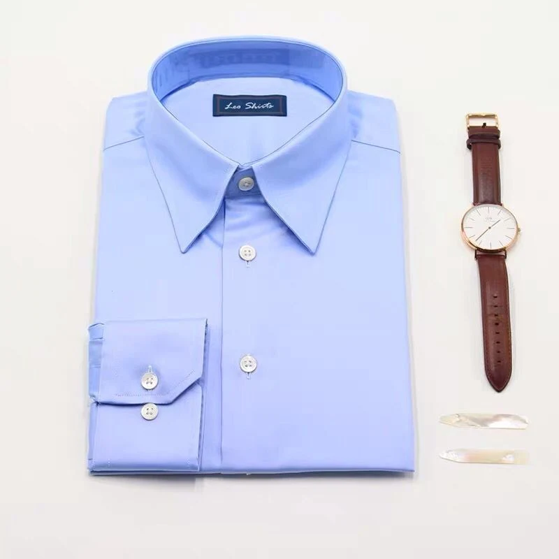 Custom Men&prime; S Business Men Customized Cheap Shirts Dress Bespoke Linen Factory Shirt