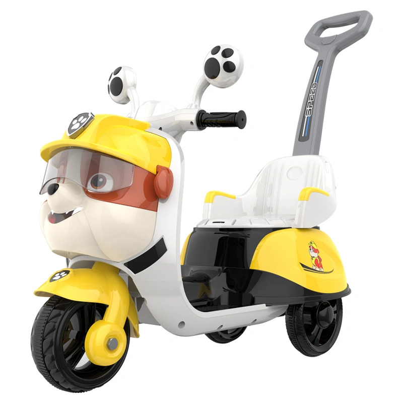 Neue Cartoon-Form Elektro Motorrad Baby Trolley wiederaufladbare Kinder Spielzeug Auto