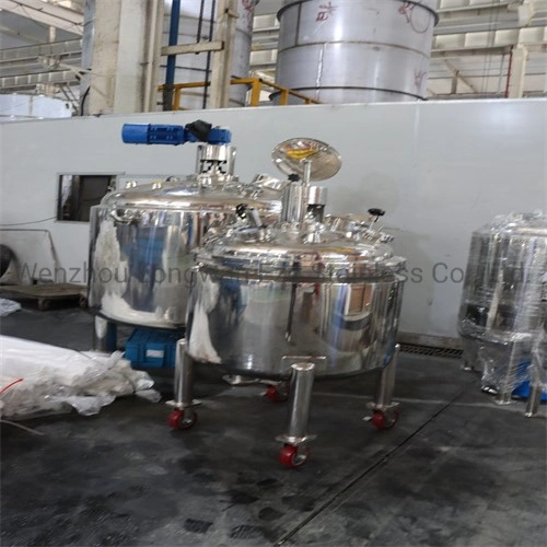 Ezo Sanitary Stainless Steel Pressure Large Scale Sterile Powder Granule Homogenizing Emulsification Tank