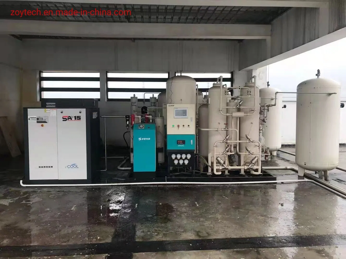 Containerized Oxygen Generating Plant Low Operating Cost Ready to Use Oxygen Plant