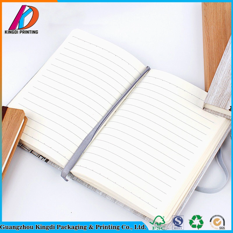 Printed Personalized Notebooks with with Elestic Closure and Ribbon