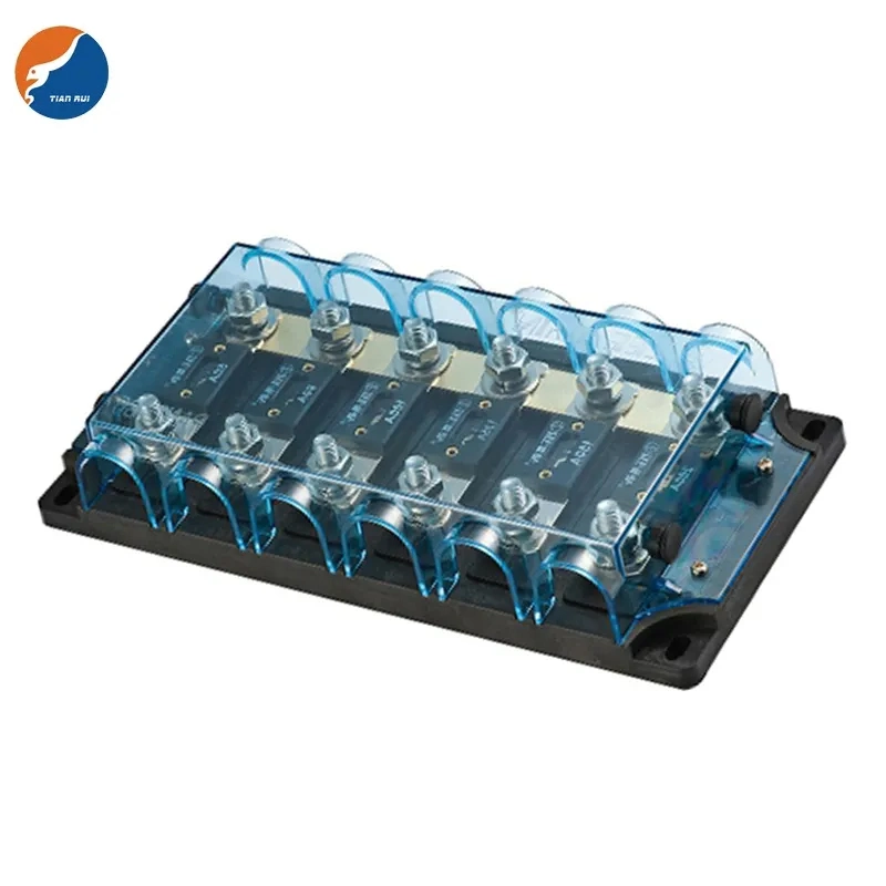 6p 6 Way Anl Car Fuse Block Holder Box with Insulating Cover