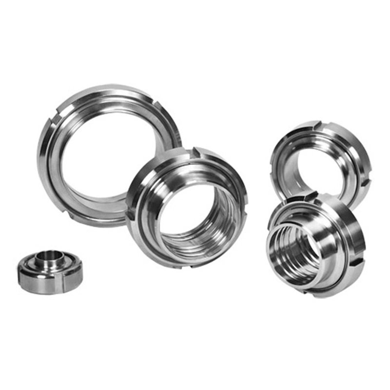 3A Certified Sanitary Ss DIN Union Pipe Fittings for Food Beverage Pipeline