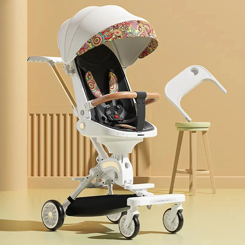 Baby Tricycle 360 Degree Reversible Seat Baby Push Trike Kids Trike with Sun Canopy