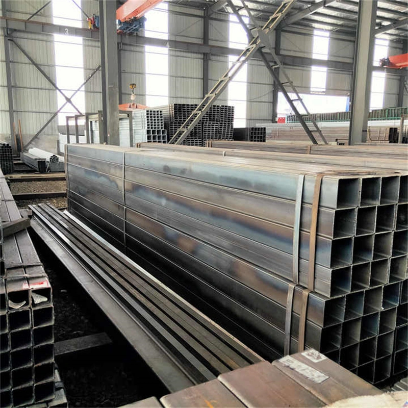 Good Price Black Welded Tube ERW Rectangular Iron Tube Steel Pipe Square Hollow Section