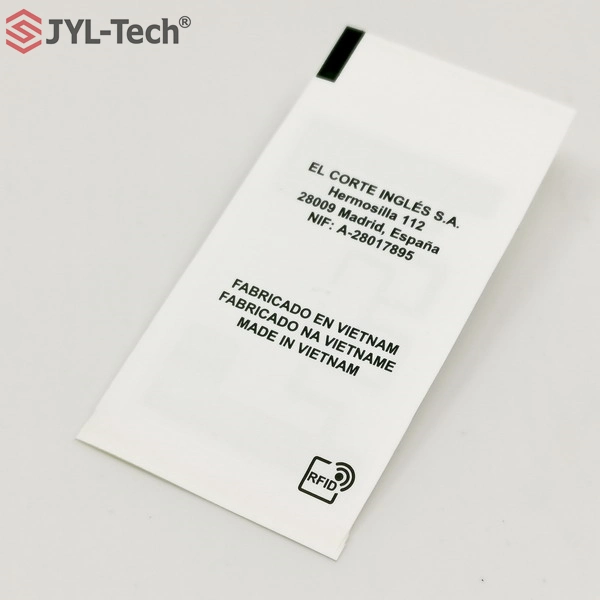 Custom Passive Soft and Skin-Friendly RFID UHF Care Label for Garment