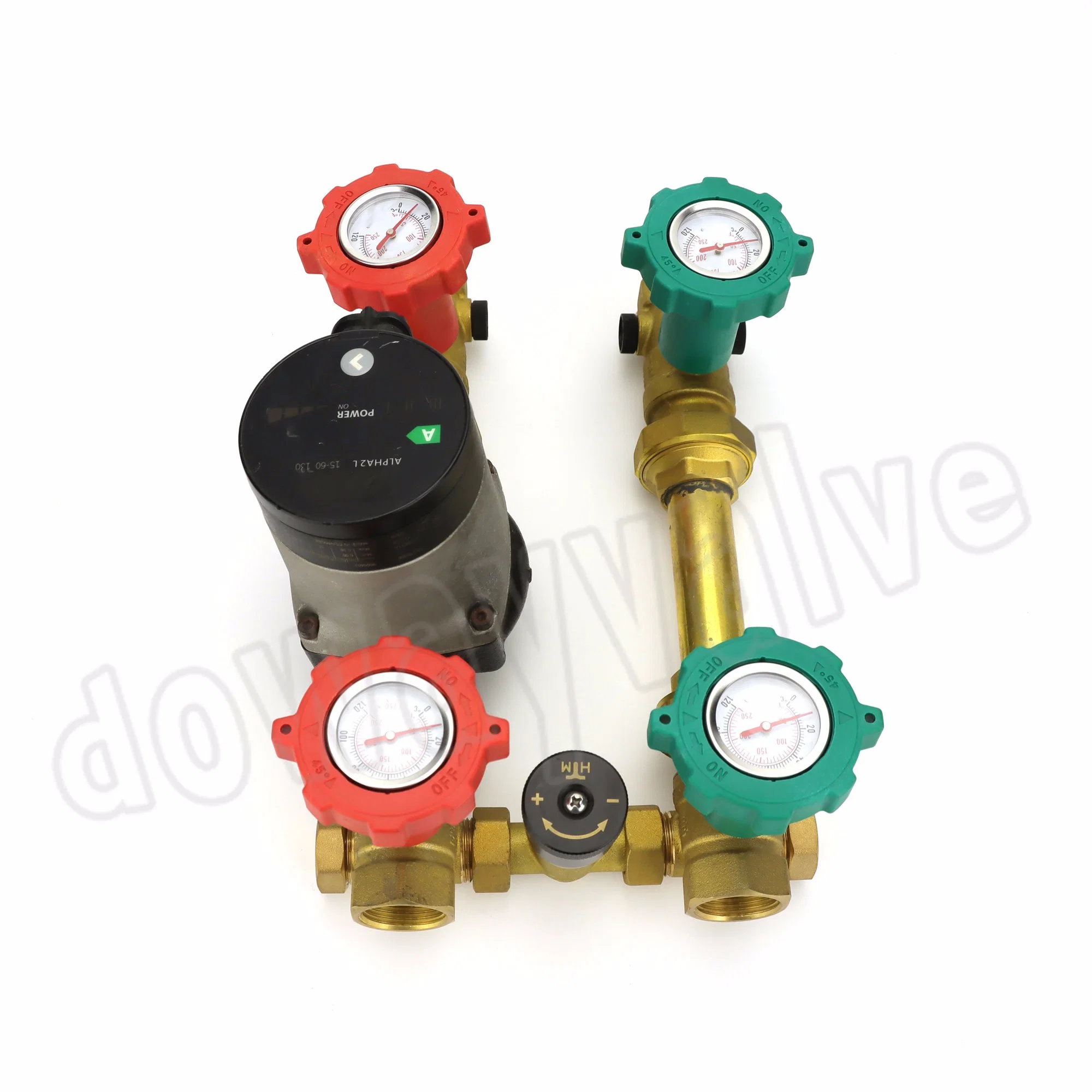 Central Heating Pump Group with Mixing Valve