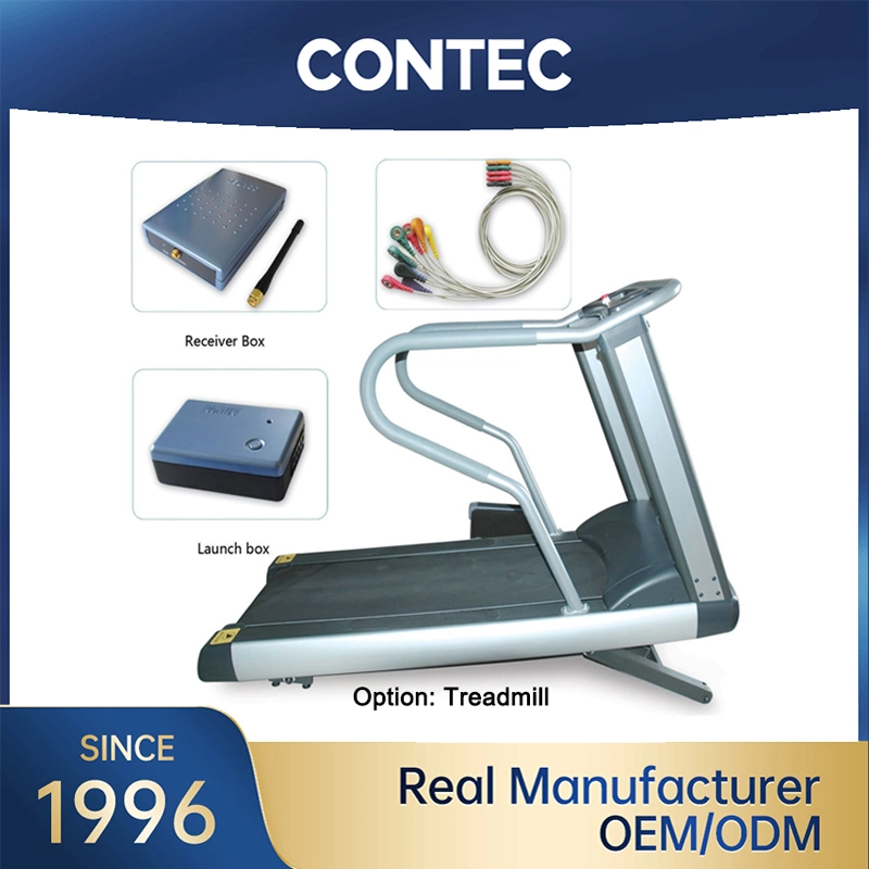 Contec8000s équipement médical avec système d'ECG de stress sur tapis roulant