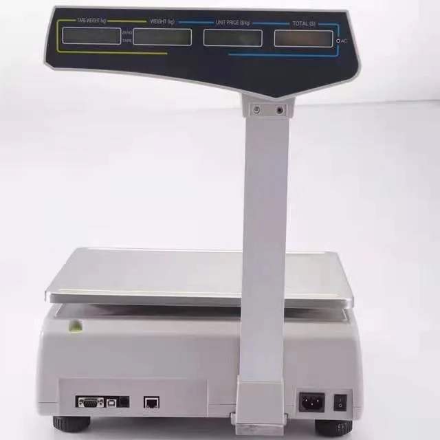 Price Computing Electronic Barcode Weighing Cash Register Scale