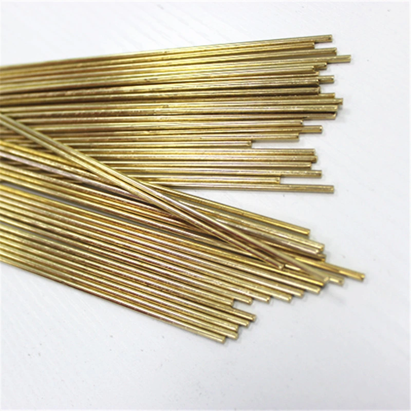 Silicon Bronze Copper Zinc Alloy Cuzn Brass Rod Brazing Alloy HS221