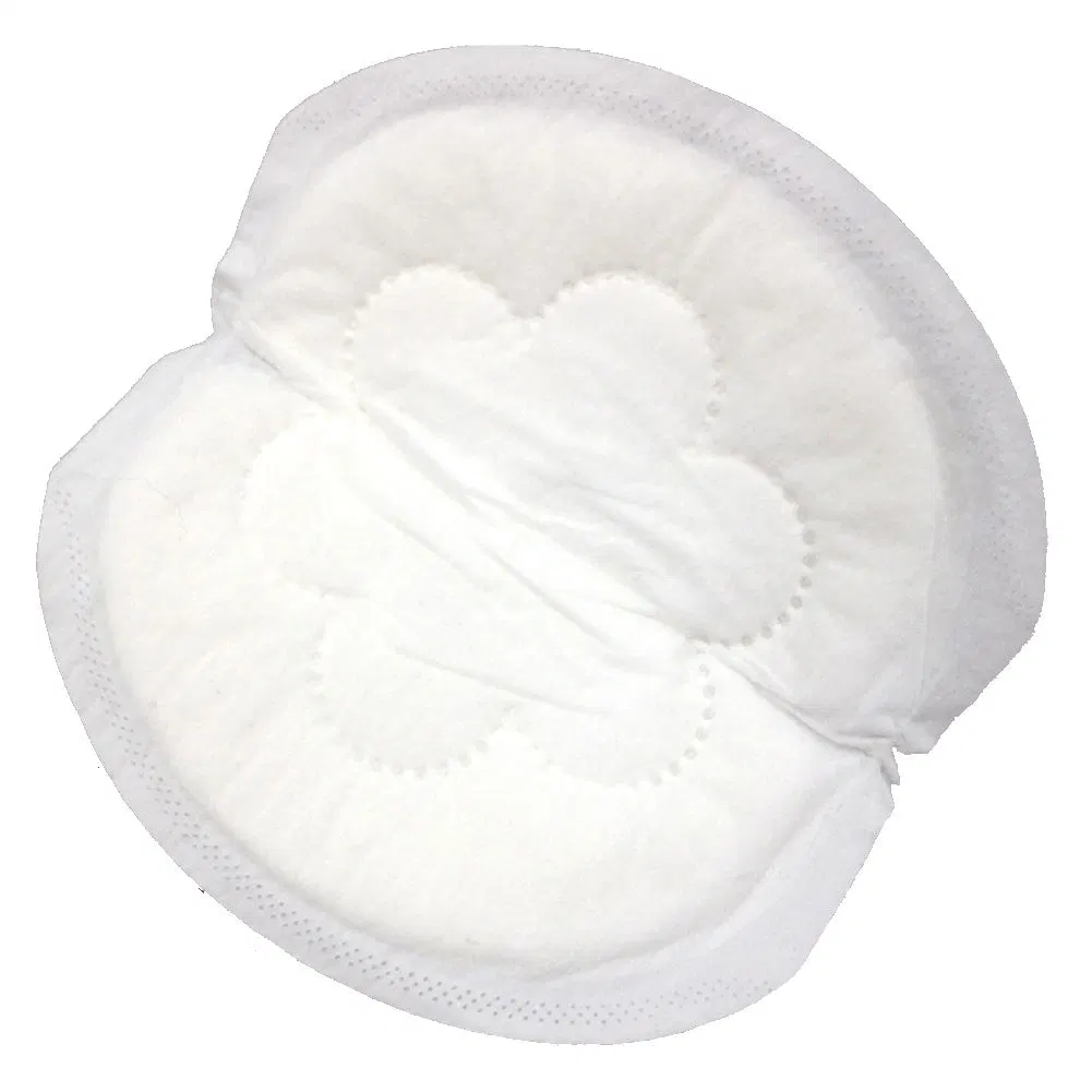 Soft White Disposable Cotton Breast Feeding Pads 3D Contoured Nursing Pads for Women