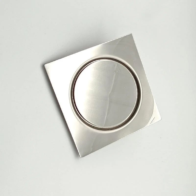 Bathroom Accessories 20*20cm Square Stainless Steel Floor Drain