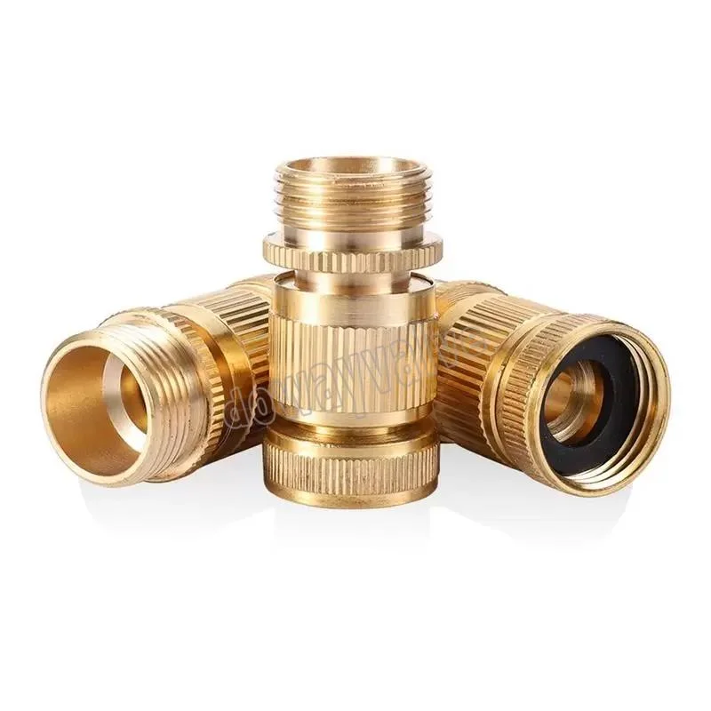 Solid Brass 3/4 Inch G Thread Easy Connect Fittings Quick Connect