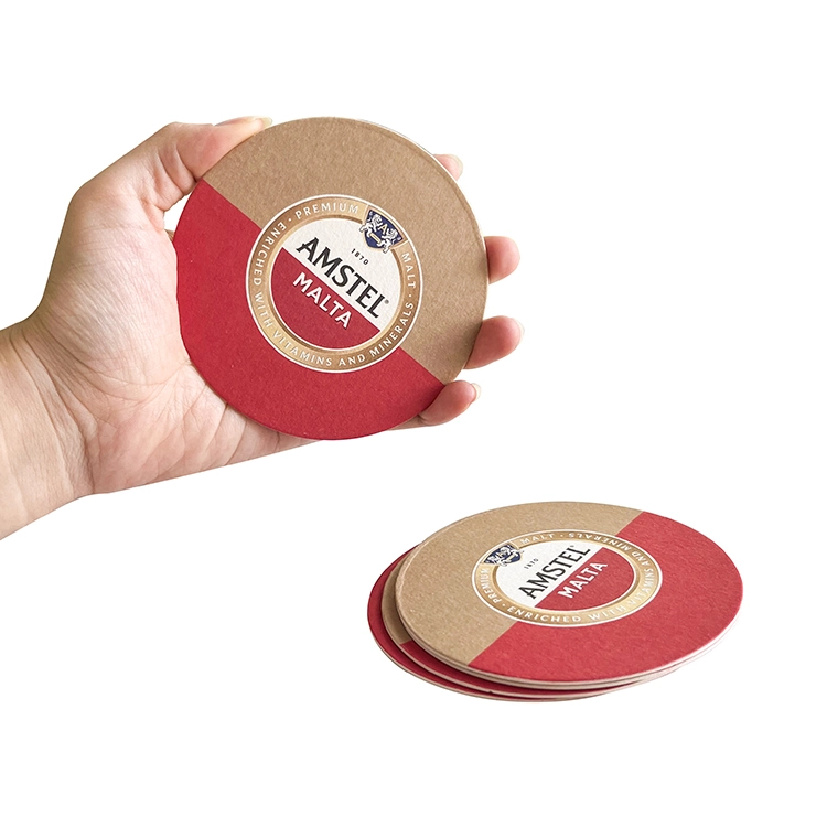 Logotipo personalizado Cheap Round Coffee Cork Coaster