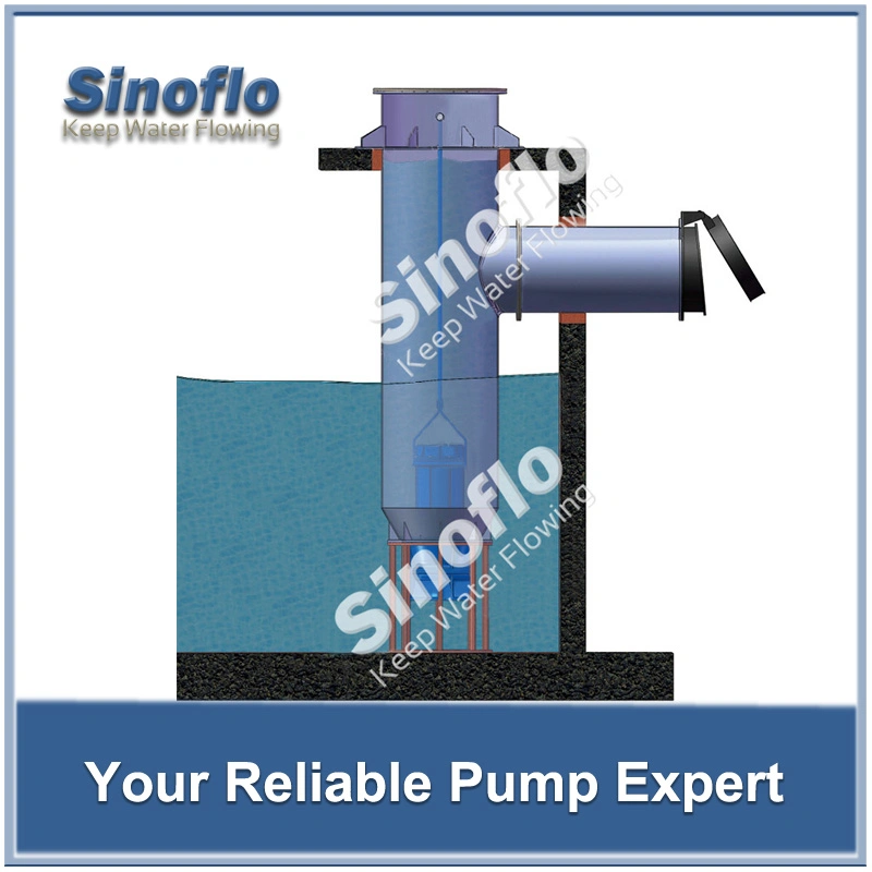 Raw Water Transfer Hydraulic Vane Submersible Drain Pump for Irrigation