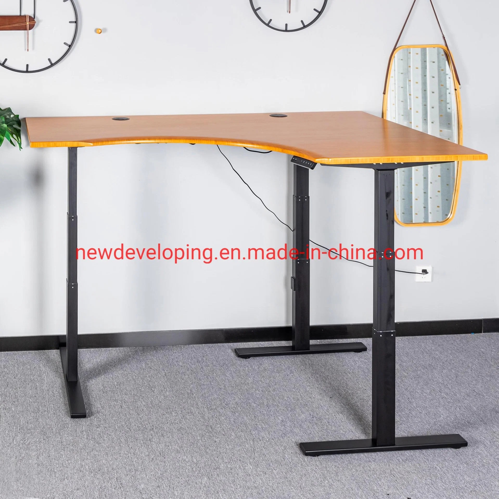 Home Office altura ajustable ergonómica Mesa de trabajo para ordenador