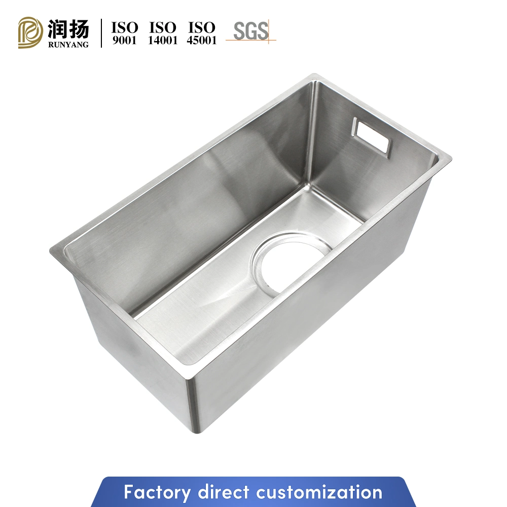 Los sumideros fregaderos de cocina cuarto de baño personalizadas fregadero fregadero de acero inoxidable 304