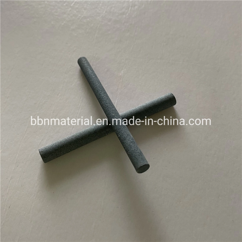 Customized Porosity Adjustable Porous Black Grey Silicon Carbide Ceramic Rod Sic Stick for Industry Use