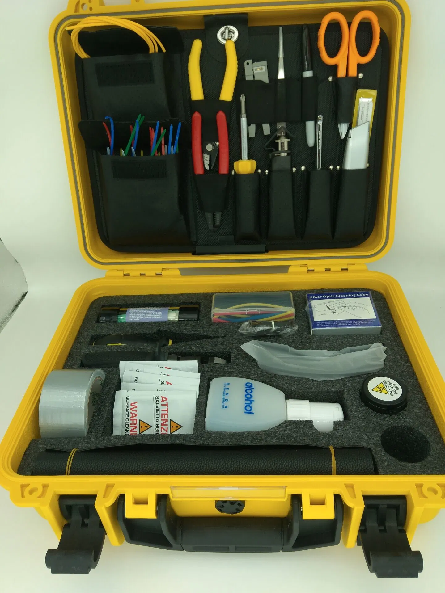 Basic Fiber Optic Tool Kit X-20c Glasfaserprüfung und -Vorbereitung Toolkits Einschließlich Strippers Cleavers