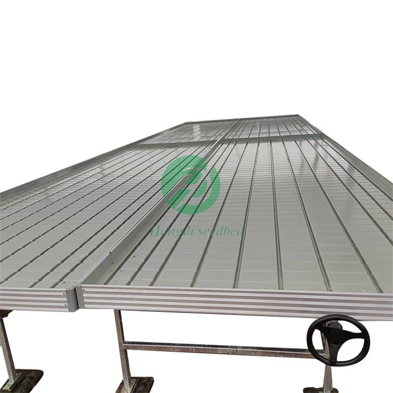 Agricultural Greenhouse Flood Hydroponic Rolling Benches Tables Aluminum Planting High quality/High cost performance  ABS Trays