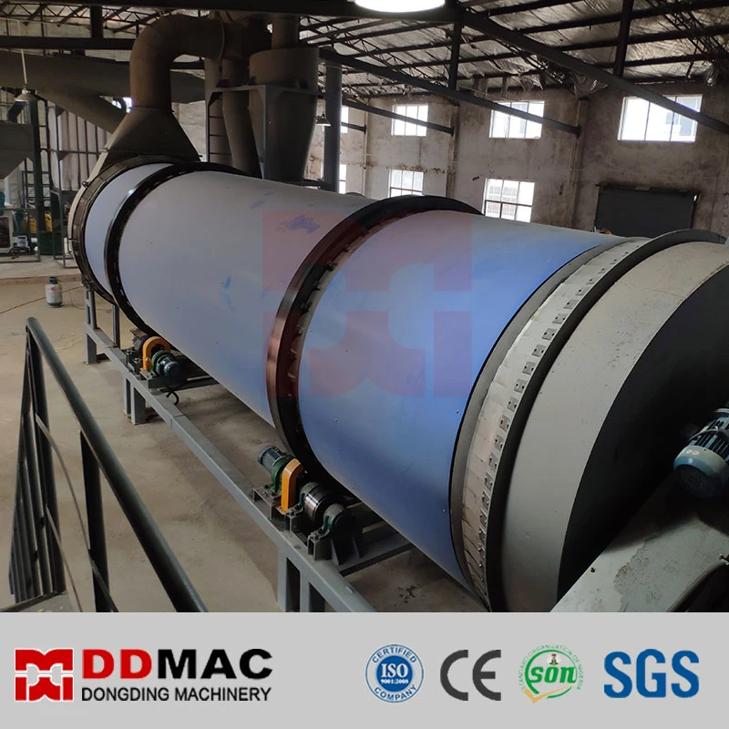 Triple Pass Olive Pomace Drying Machine, Fruit Residues Rotary Dryer