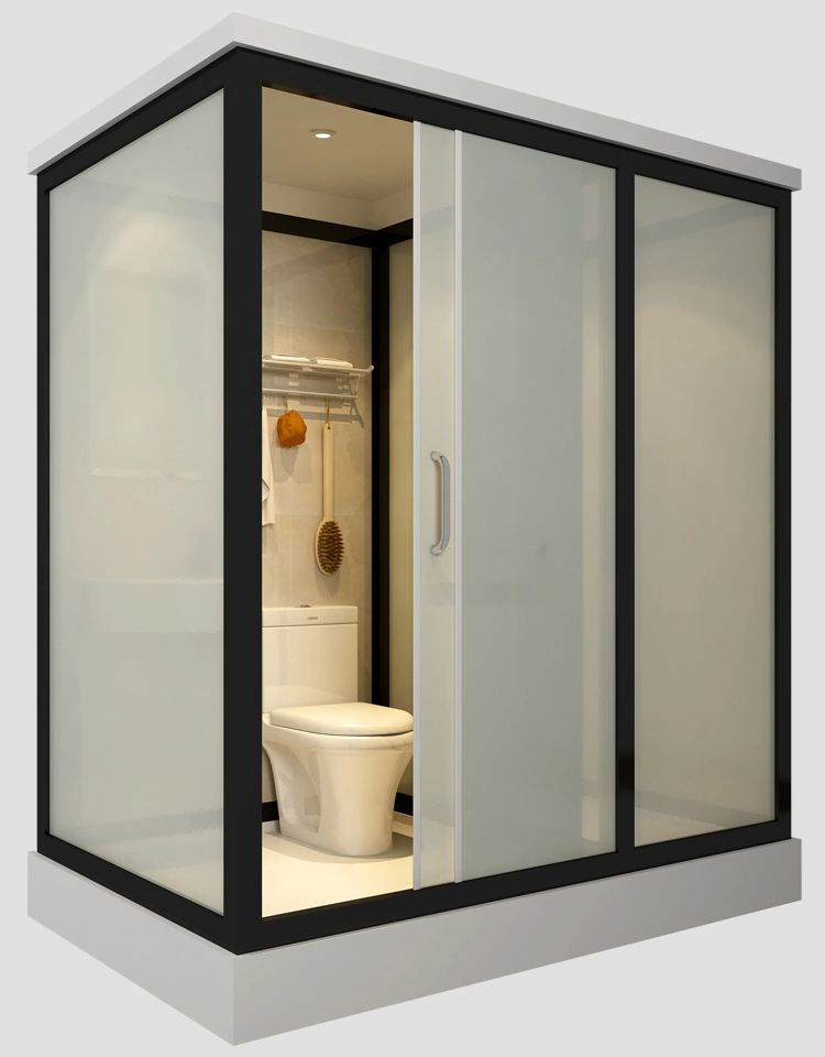 Unidad de baño con inodoro para caravana, baño prefabricado modular con ducha y inodoro