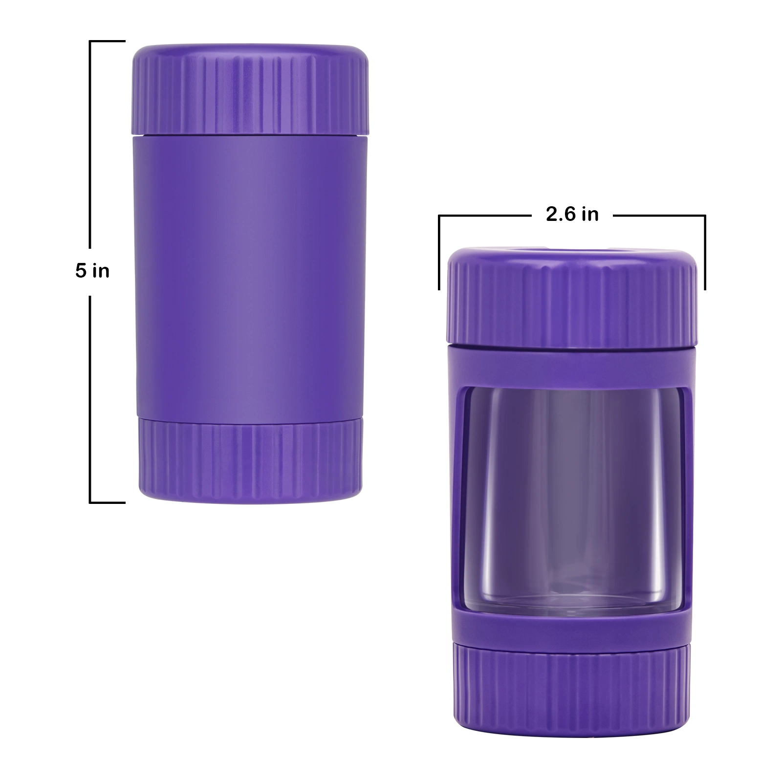 2021 Airtight Custom LED Storage Jar Appearance Container Glass Herb Jar