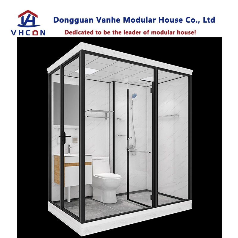 Economical Portable Easy to Install Custom Prefab Integrated Design Fabricated Freestanding Fancy European Modular Bathroom Pods with Toilet