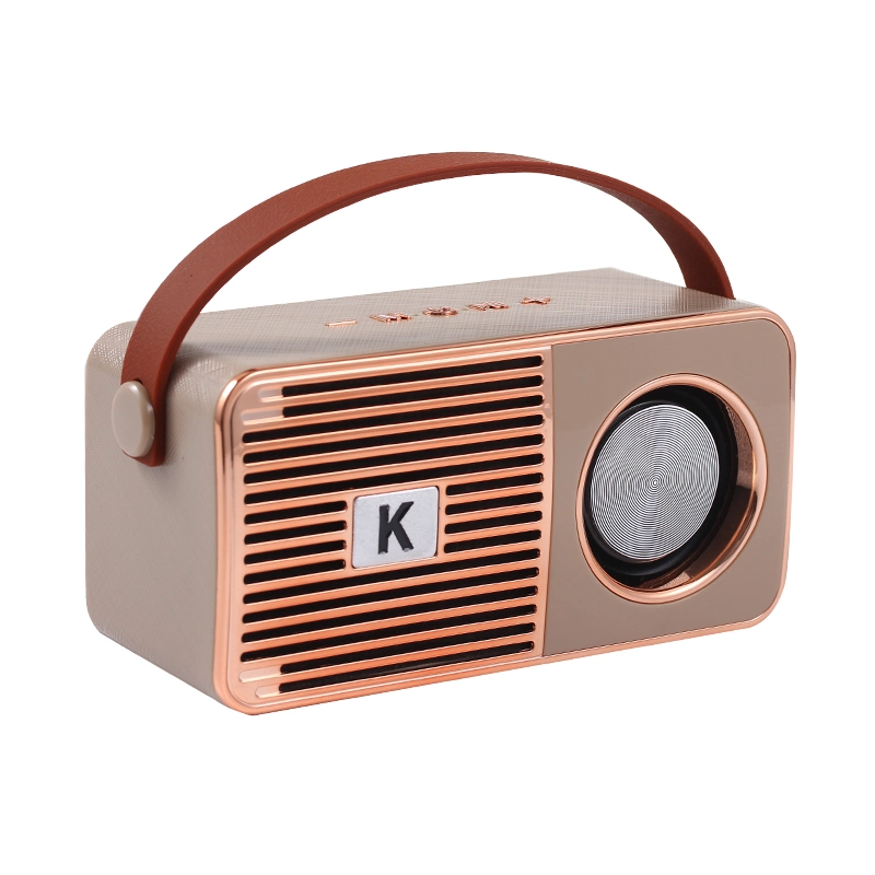 Best Sellers Nouveaux gadgets de la Chine Retro haut-parleur Bluetooth