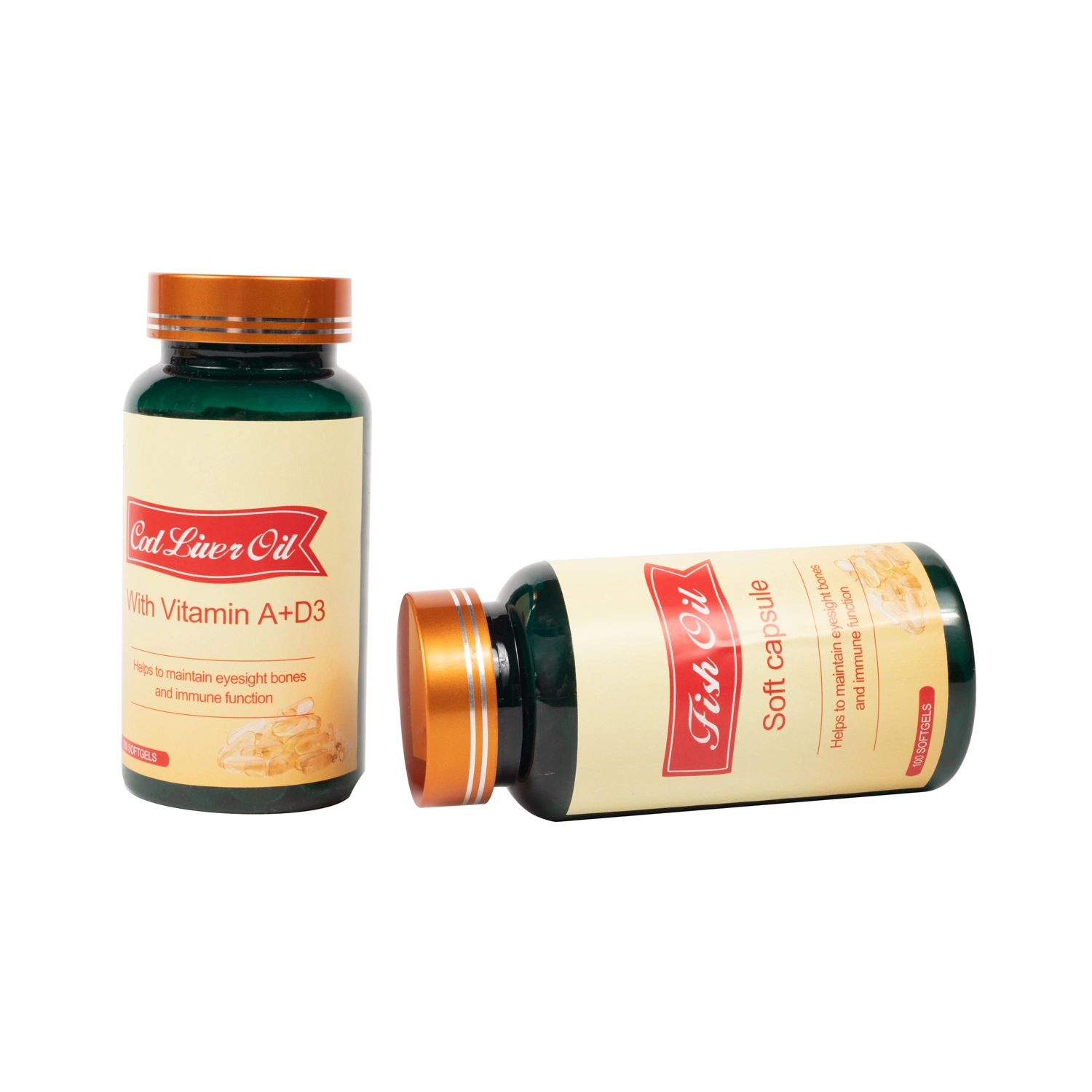 GMP Certificated, Health Care, High quality/High cost performance  Cod Liver Oil Soft Capsule