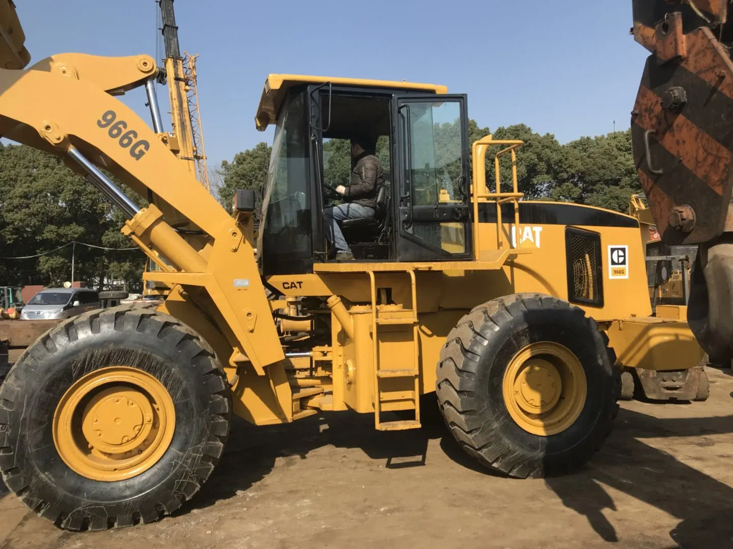 Utilizado Cat 966g de segunda mano cargadora de ruedas cargadora de ruedas, Caterpillar 950 966 980 para la venta