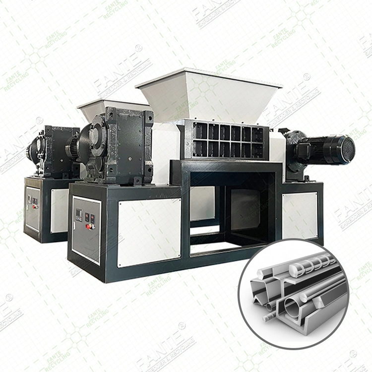 2 Shaft Shredder Recycling Machine for Hard Files and Office Papers