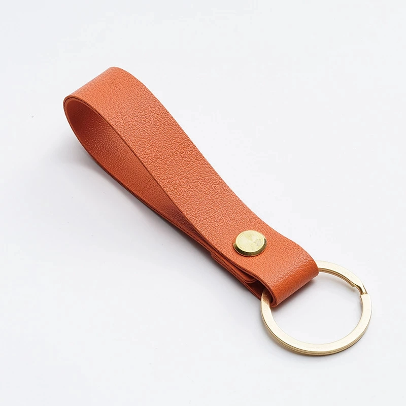 Customize PVC Silicone Soft Rubber Key Chain Sanitize Holder Apple Small Size Custom Logo Free Design 3D Hot Sale Leather Material PU Decoration Keychain