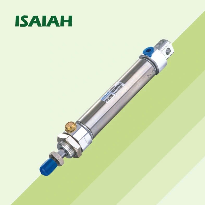 Maj Factory Direct Sales Stainless Steel Mini Double Acting Adjustable Pneumatic Air Cylinder