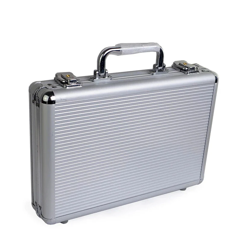 Hot Sale 100-500 Casino des jetons de poker valise de la capacité de Black Jack tisonniers Cas/boîte en aluminium de conteneur valise