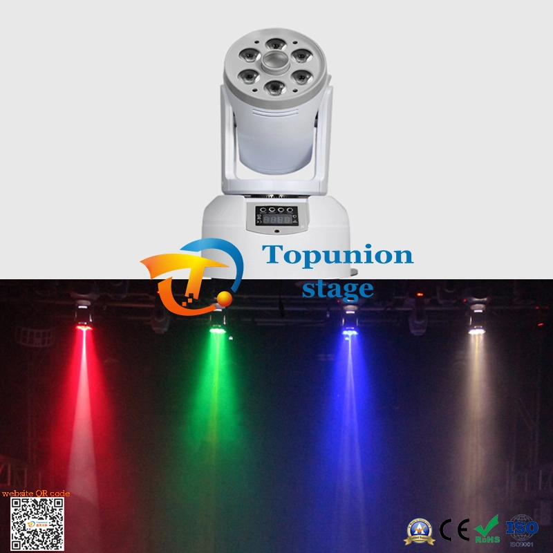 7 LED de PCS Mini Prism Projeção Gobo movendo cabeça parte de iluminação decoração Luz Padrão