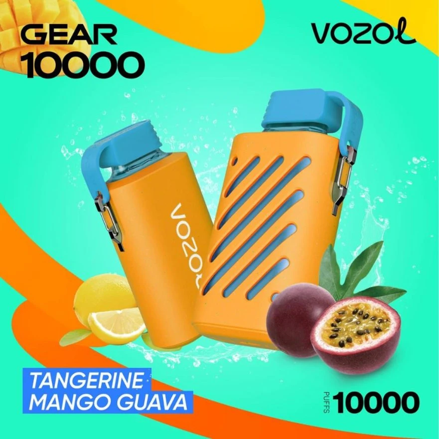 Voozol recarregável de cigarro personalizado e, por grosso de fábrica, 10 000 K, barra de punho Puffs descartáveis para vape 10000 da barra de engrenagens