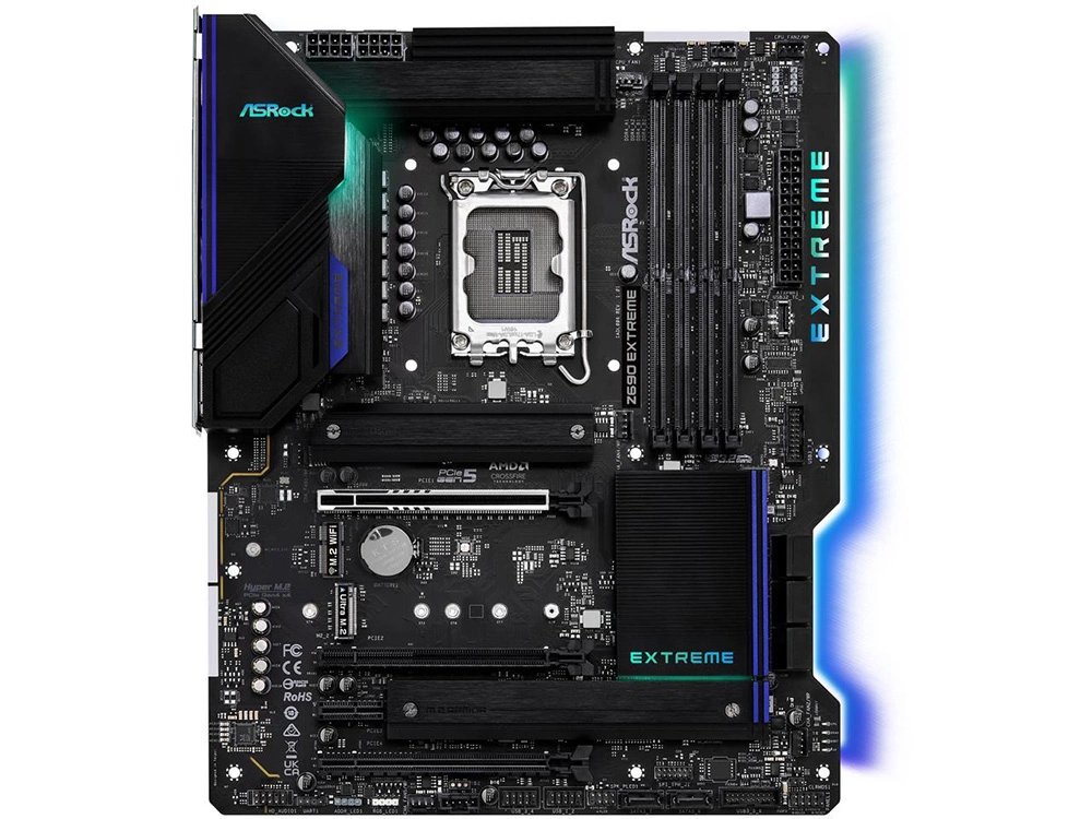 Asrock Z690 Extrême Intel LGA 1700 Z690/S SATA de 6 Go de mémoire DDR4 de la carte mère Intel ATX