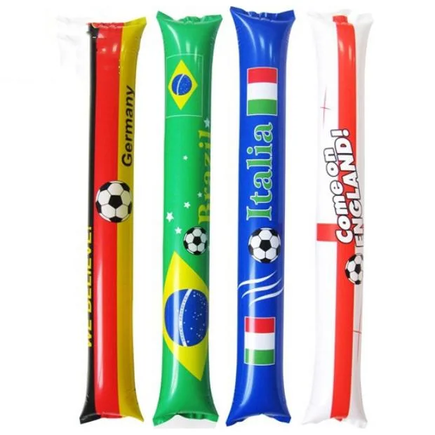 Sport Event Football Game Boom Fan Cheering Stick Inflatable Football Bang Sticks