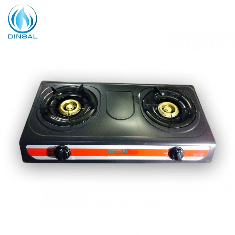 Two Burner Golden Beehive Burners Gas Stove (DS-GS201N)