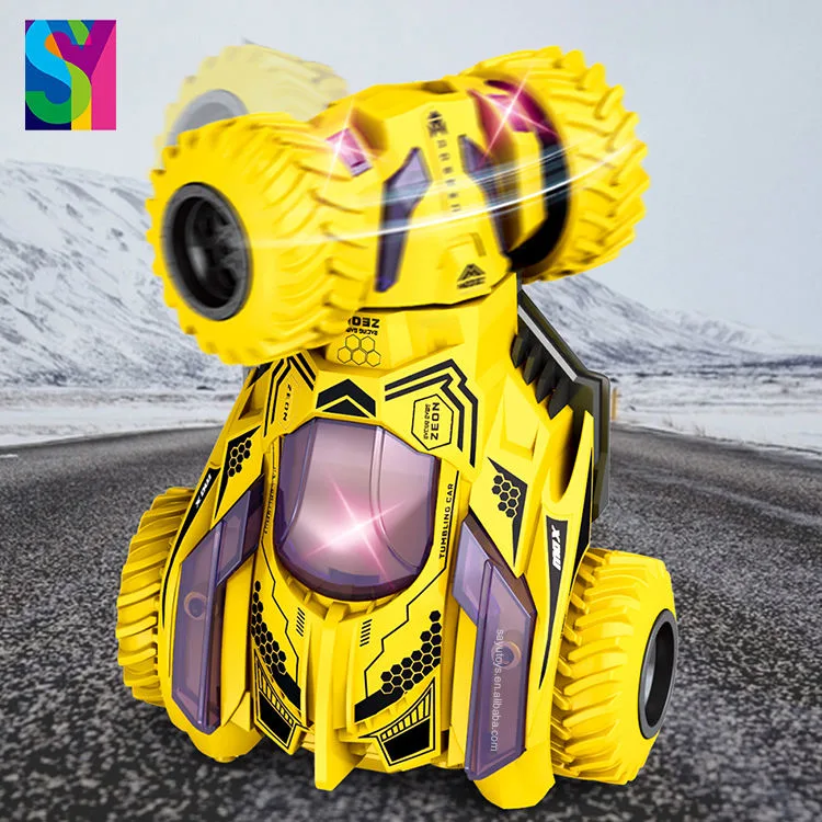 Sy Hot Az Kids Educational Monster Truck Double Sided Inertia Vehicle Friction Power Stunt Friction Car Toys