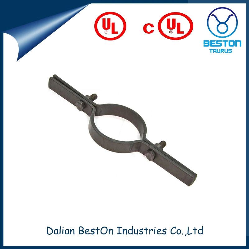 Dalian Beston High-Quality Galvanized Riser Pipe Clamp China Adjustable Band Hanger Riser Clamp Product Free Sample 32 FT-Lb Torque Rating Standard Riser Clamp