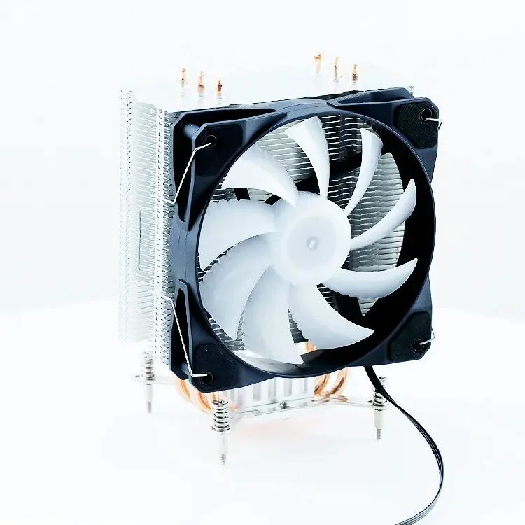 8cm Fans CPU Cooler Computer Radiator Intel AMD 4 Copper Pipe