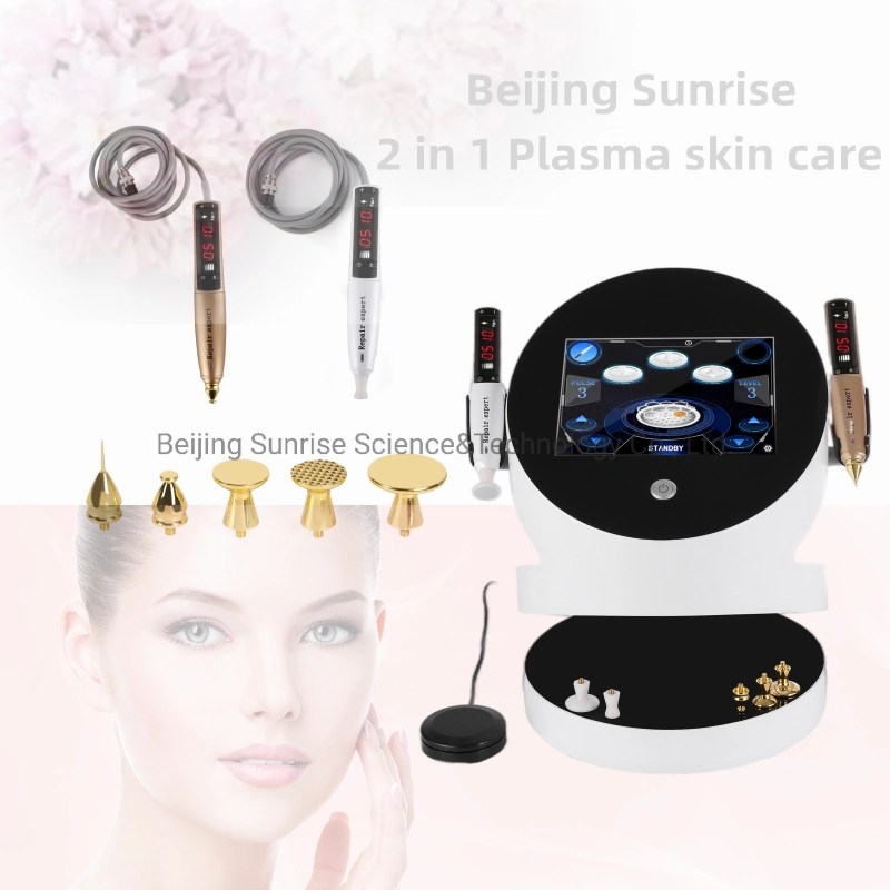 High Frequency Plasma Pen Scars Acne Pores Removal 2 in 1 Plasma Skin Tightening Wrinkle Removal Anti-Aging Beauty