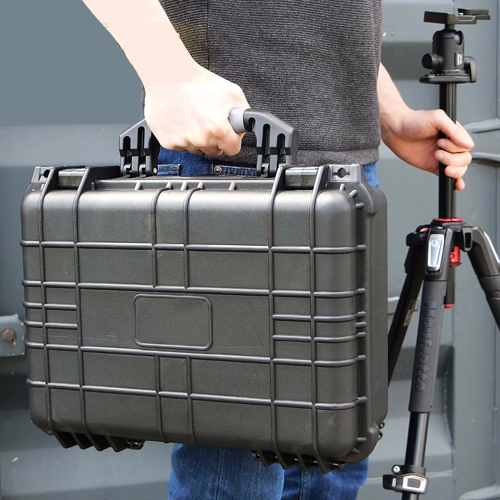 2019 Ningbo fábrica de plástico duro ligero equipo Waterproofshockproof llevar Caja de herramientas con espuma