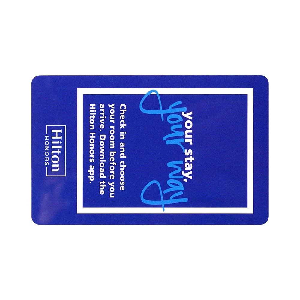 85.5*54mm Plastic Passive MIFARE (R) Classic 1K RFID Key Card