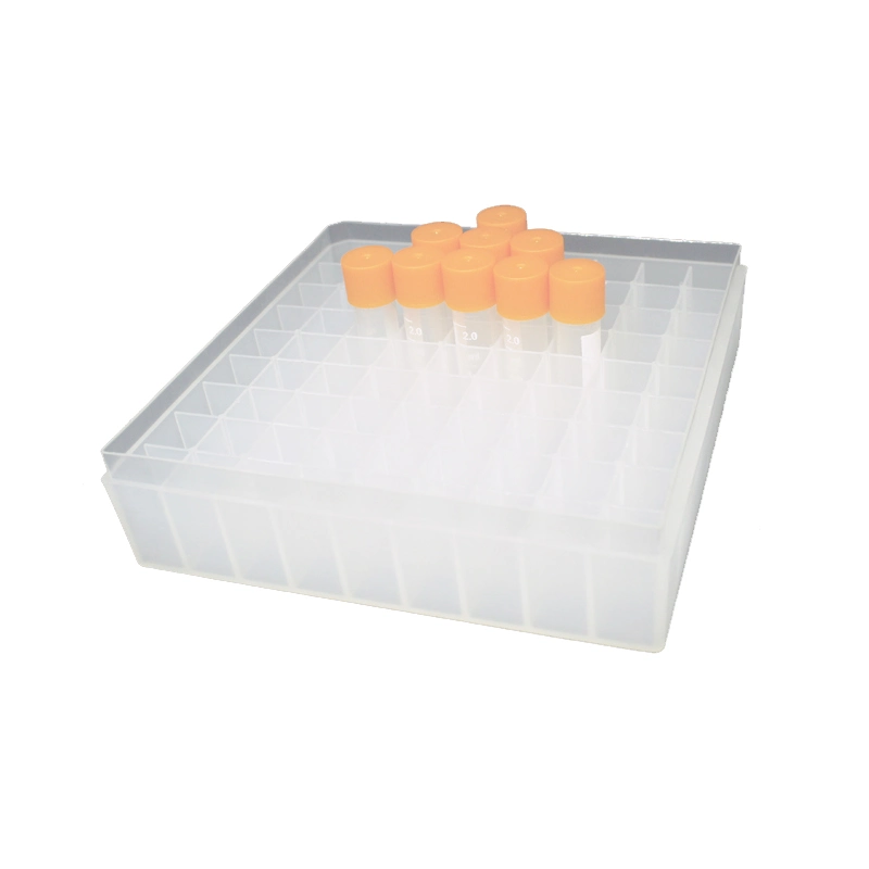 Material de laboratório Plastic 36 Wells 5ml Caixa Cryovial Cryo para tubos