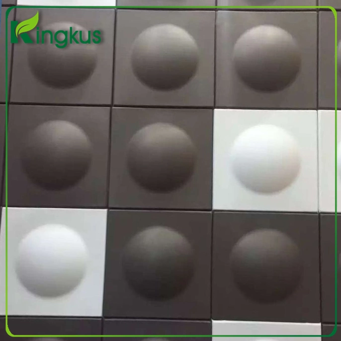 3D Background Decorative Polyester Fiber Acoustic Wall Panel / Ceiling Panel